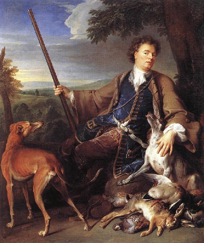 Francois Desportes Self-Portrait as a Huntsman china oil painting image